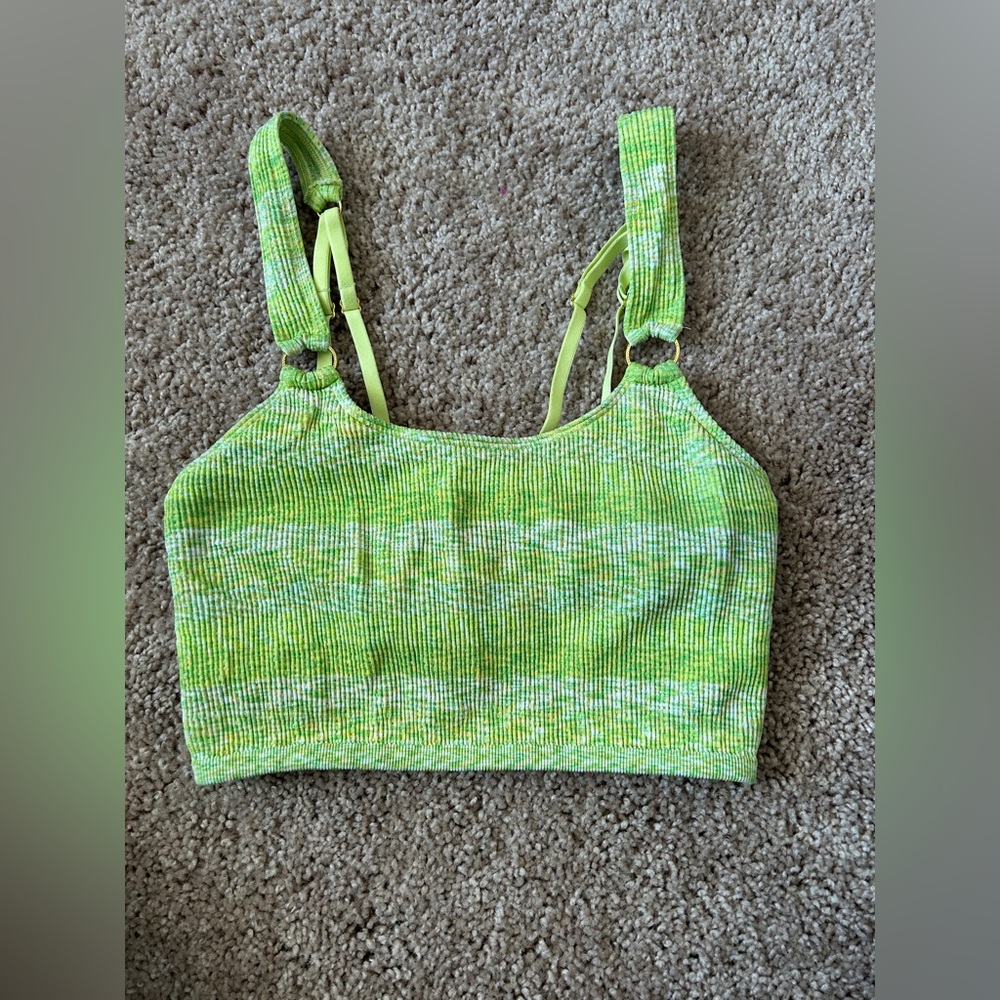 Aerie Neon Green Bra Crop Top